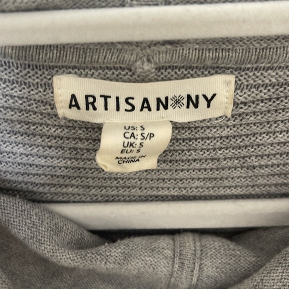 Grey Ribbed Hoodie - Picture 9 of 9